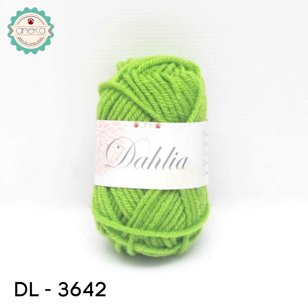 Benang Rajut Karpet Dahlia / Carpet Yarn - 3642 ( Hijau Lemon )