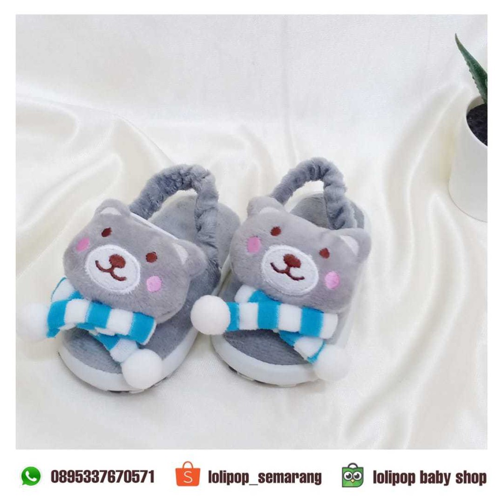 Sepatu Sandal Bayi Baby Shoes Cewek Bear