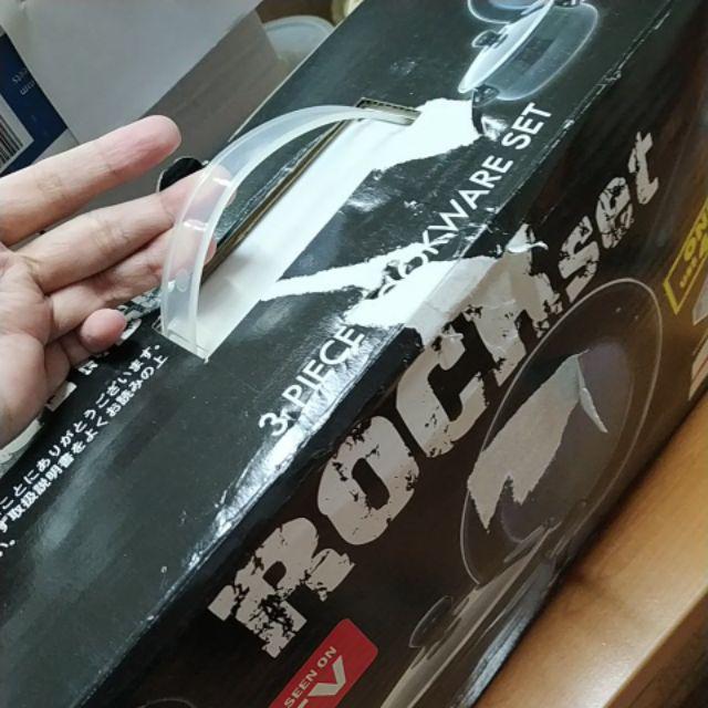 Cookware Panci Set (1set Frypan Uk 20cm Dan 1set Dutch Oven Uk 20cm) Dengan Tutup Kaca Tempered