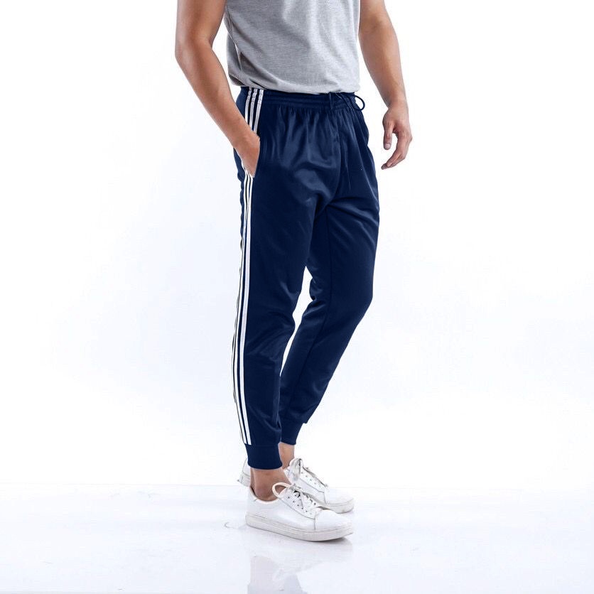 Celana Training Olahraga Pria Model Jogger Celana Jogger Bahan Misty Tebal Menyerap Keringat Ukuran Allsize