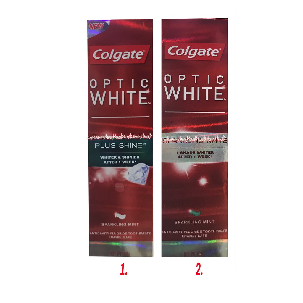 Colgate Optic White Plus Shine Sparkling white 100g Mencegah Gigi Berlubang Odol Membuat Gigi Putih