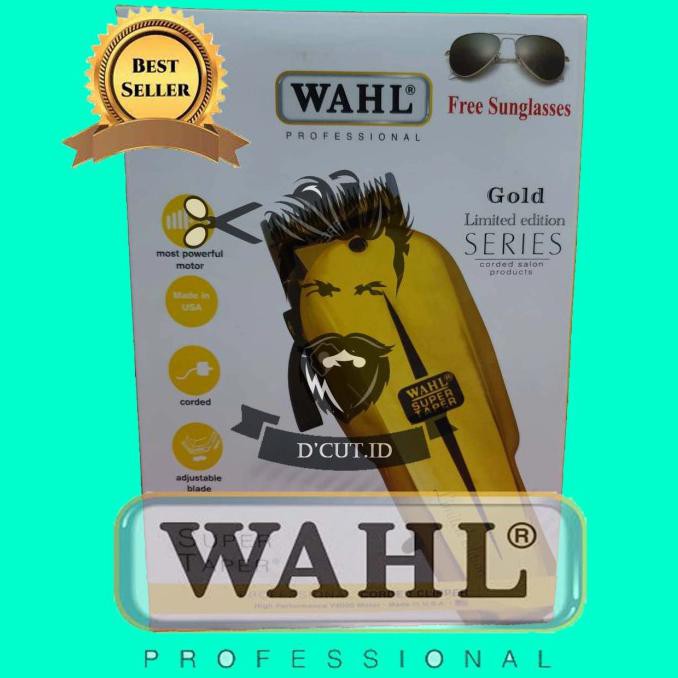 Clipper Wahl Gold Limited Edition / Alat Cukur Rambut Terbaru