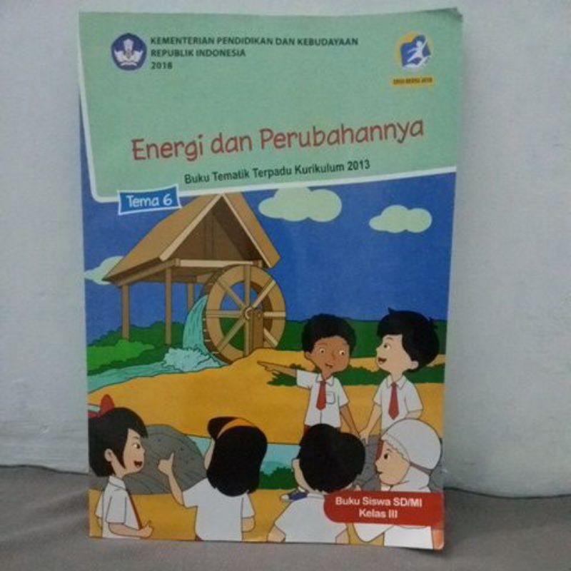 Preloved/Bekas Buku Tematik Kelas 3 SD Tema 6 Energi dan Perubahannya