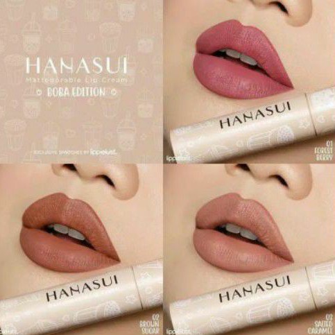 HANASUI LIP CREAM BOBA SERIES