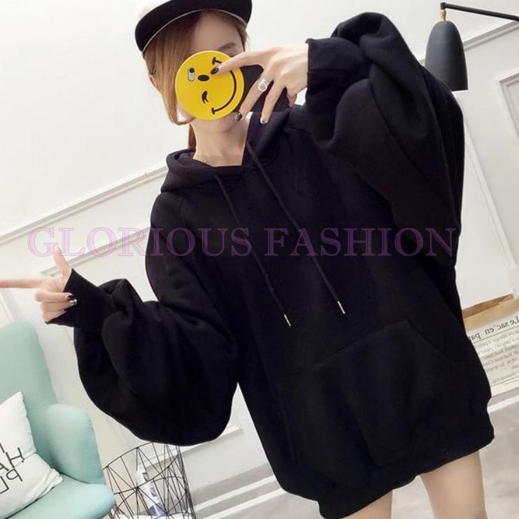 SWEATER JUMBO POLOS - SWEATER HODIE BASIC POLOS BIG SIZE XXL [ LD 120cm ]