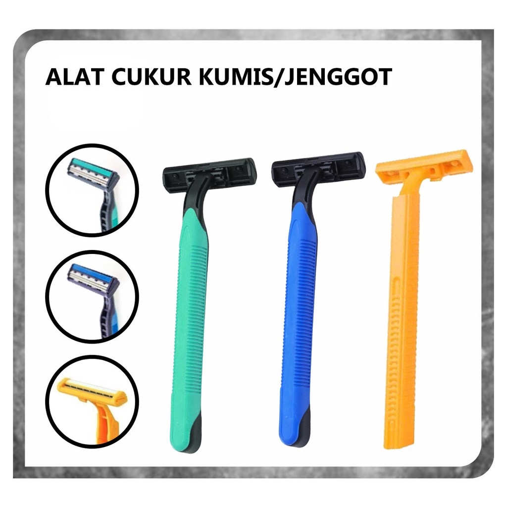 Alat Cukur Kumis dan Jenggot 2 Mata Pisau / Cukuran KUMIS / Pisau Cukur