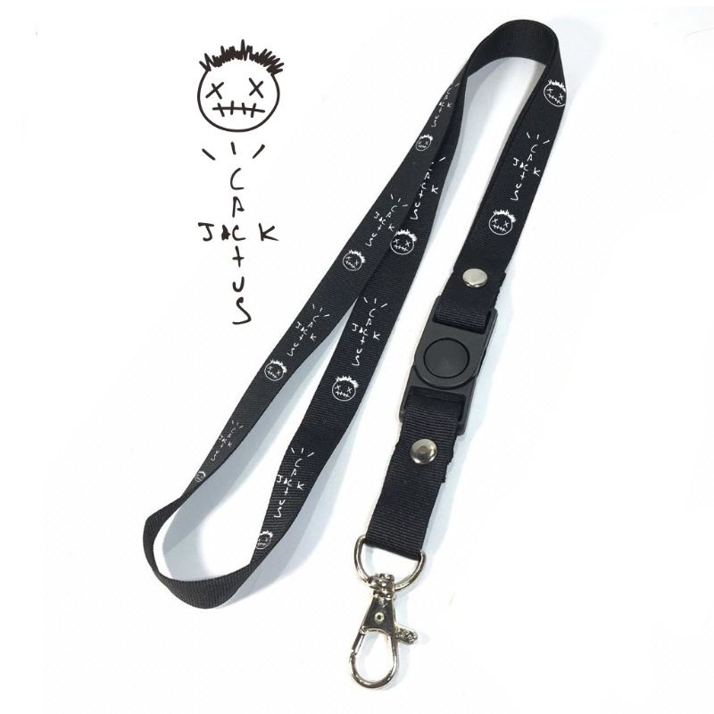 

Gantungan kunci TRAVIS SCOTT RAPPER / RAP / MUSIK BAND tali lanyard band gantungan leher id card name tag