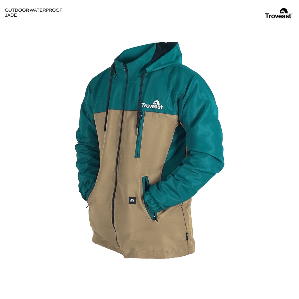 Troveast Jaket Outdoor Waterproof-Jade XL