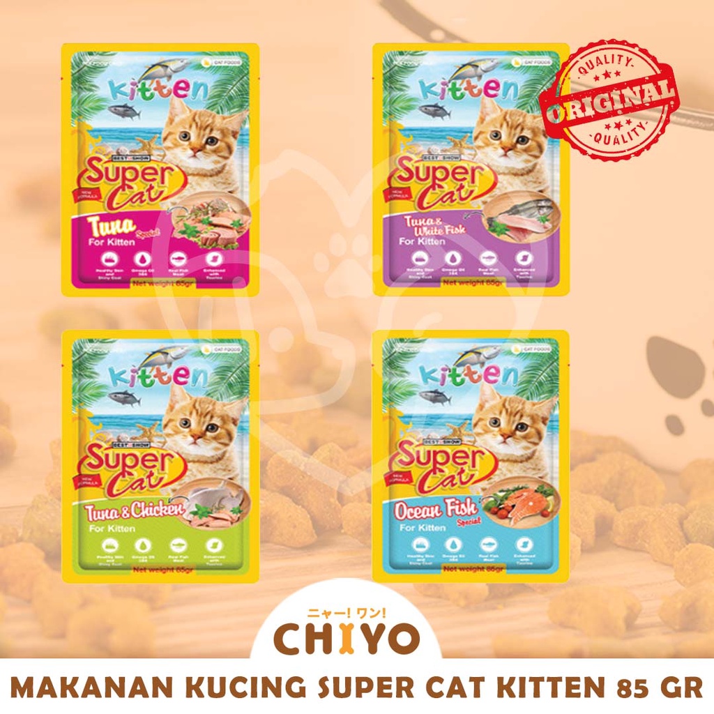 SUPER CAT KITTEN 85 GR - MAKANAN KUCING