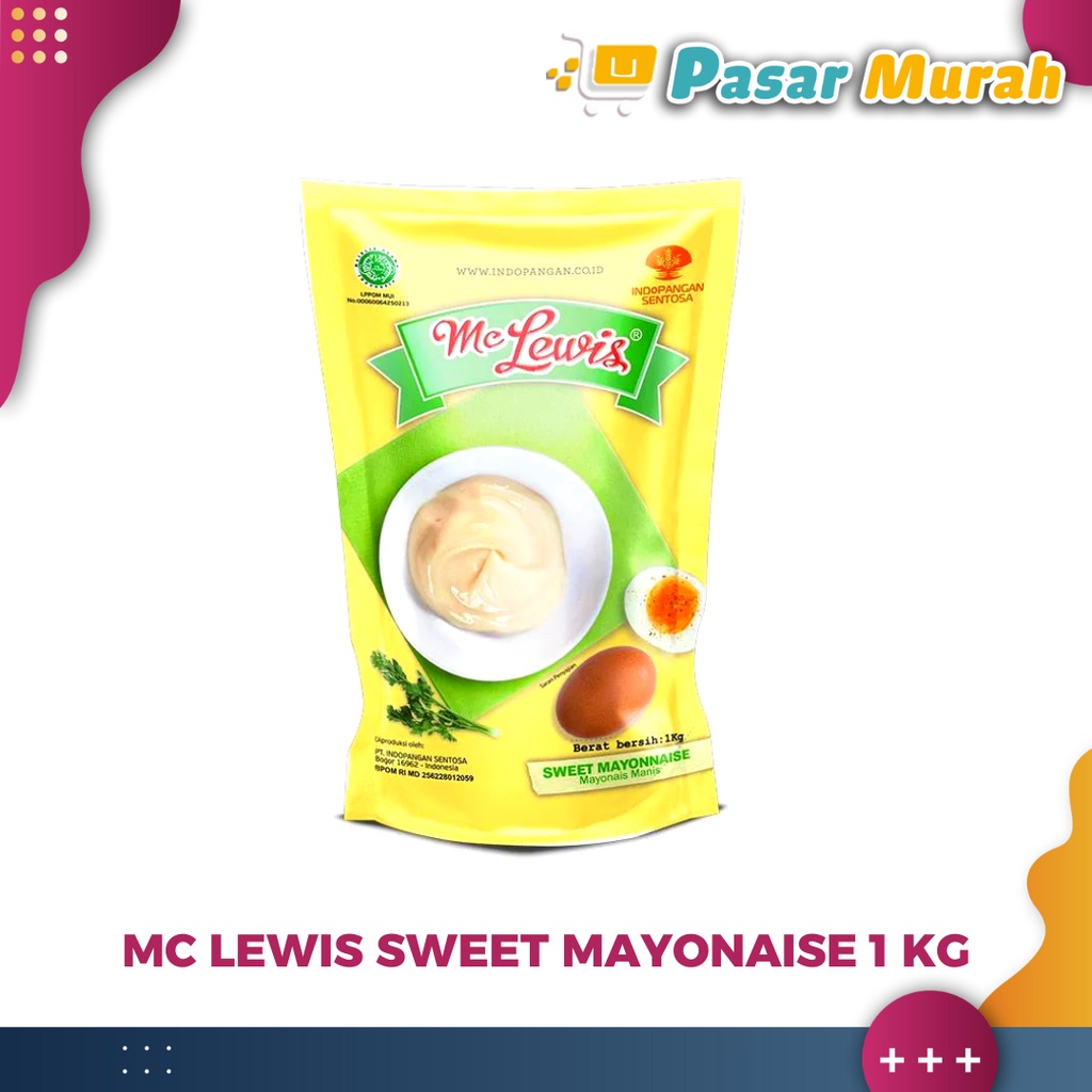 

Mc Lewis Sweet Mayonaise 1 Kg | PASAR MURAH MEDAN