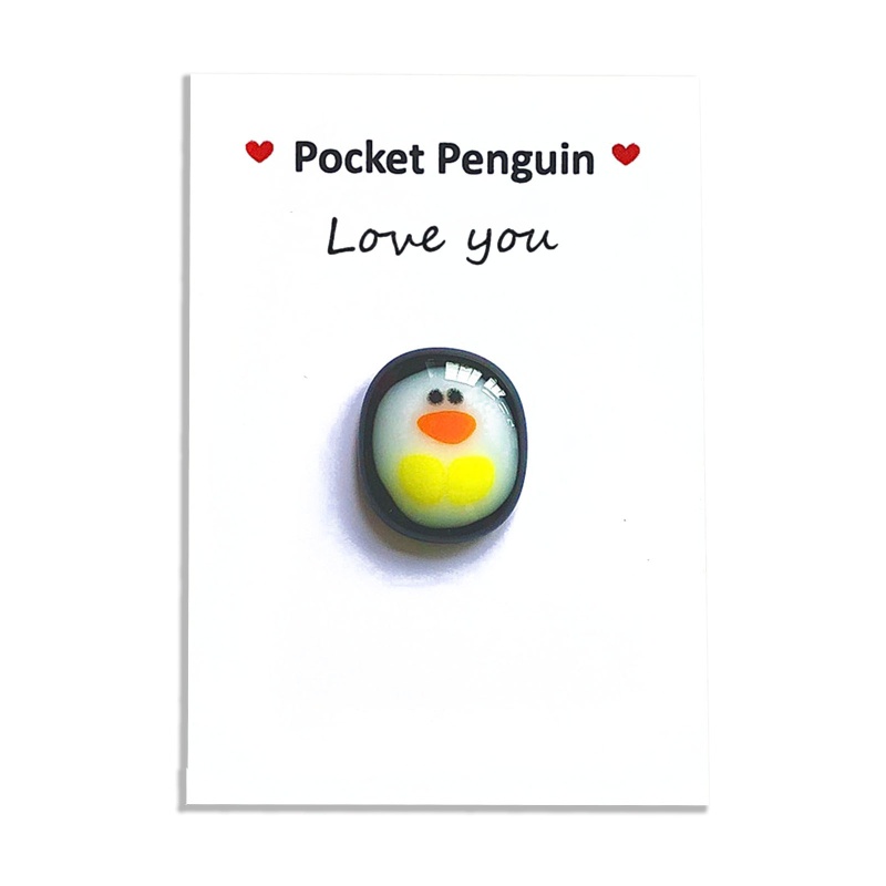 Mary A Little Pocket Pinguin Hug Mini Animal Pocket Hug Pinguin, Spesial Penguin Pocket Animal Ornament Hadiah Hewan Lucu