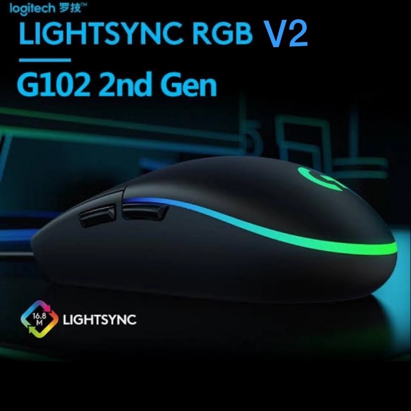 MOUSE LOGITECH KABEL RGB G102