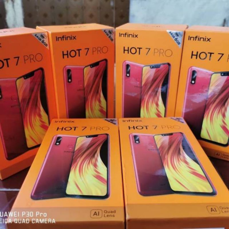 hp infinix hot7 pro. warna grey ram 6 / 64 (seken)-1