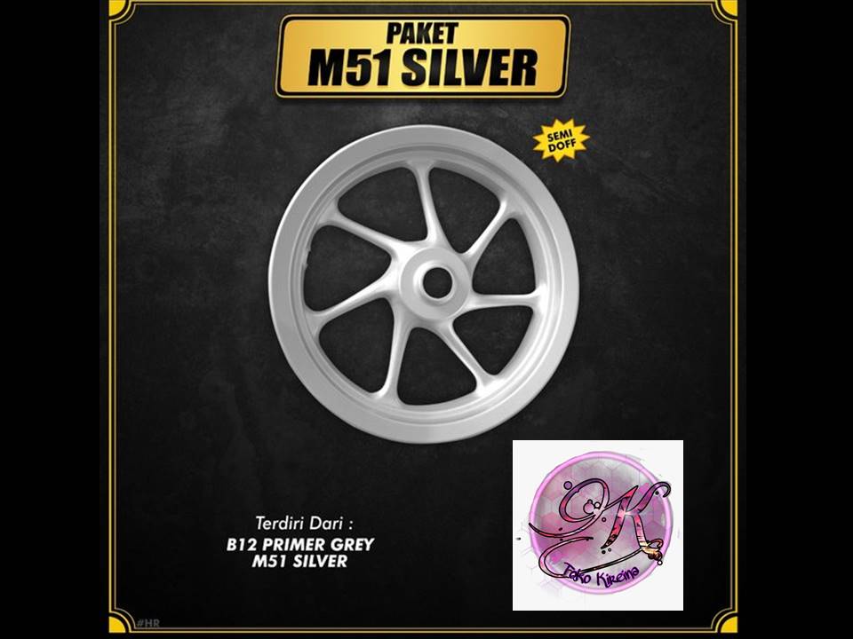 Paket Sapporo Ultimate Cat Velg M51 Silver
