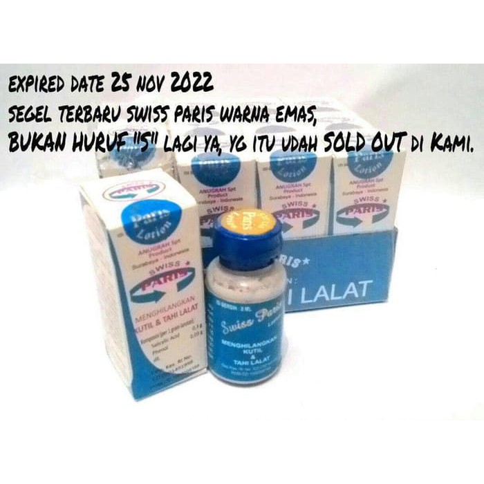 Penghilang Tahi Tai LaLat kutil Tanpa Operasi Swiss Paris Lotion BPOM  tahilalat Swissparis II26