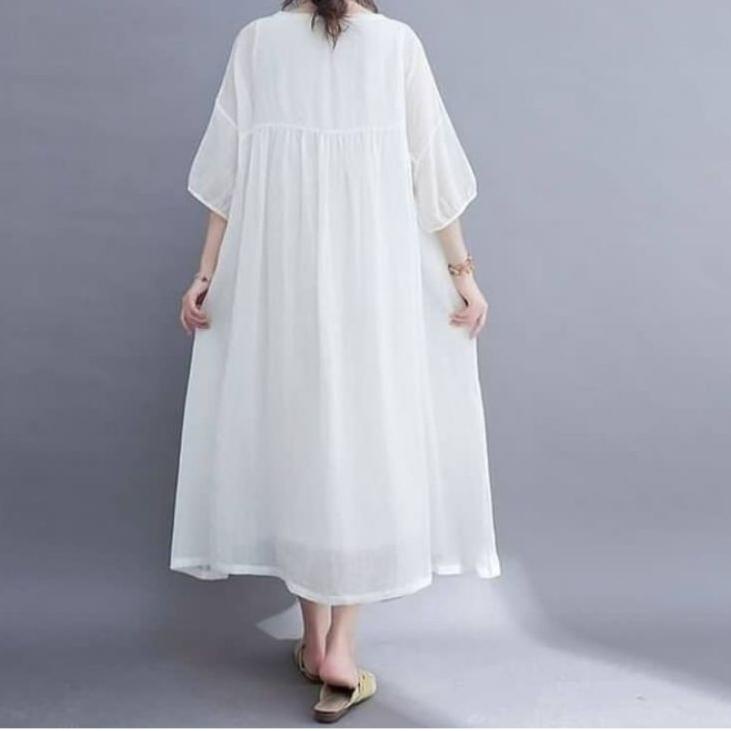 Lagi Tren.. Midi Dress Crinkel Import - Coa Midi Dress Party - Midi Dress Premium - Coa Midi - Coa M