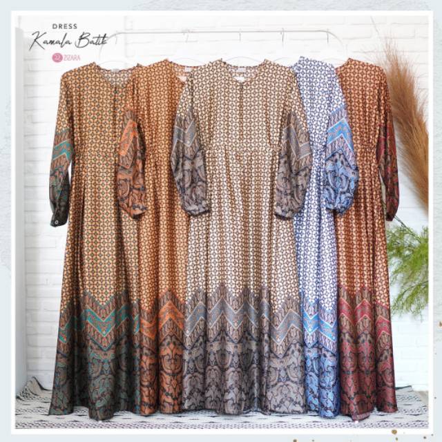 KAMALA BATIK DRESS || Gamis Zizara