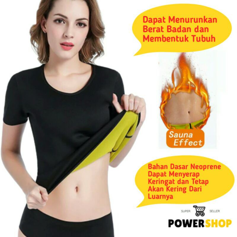 KORSET BAJU SAUNA OLAHRAGA PRIA WANITA PENGECIL PERUT KORSET ALAT GYM FITNES