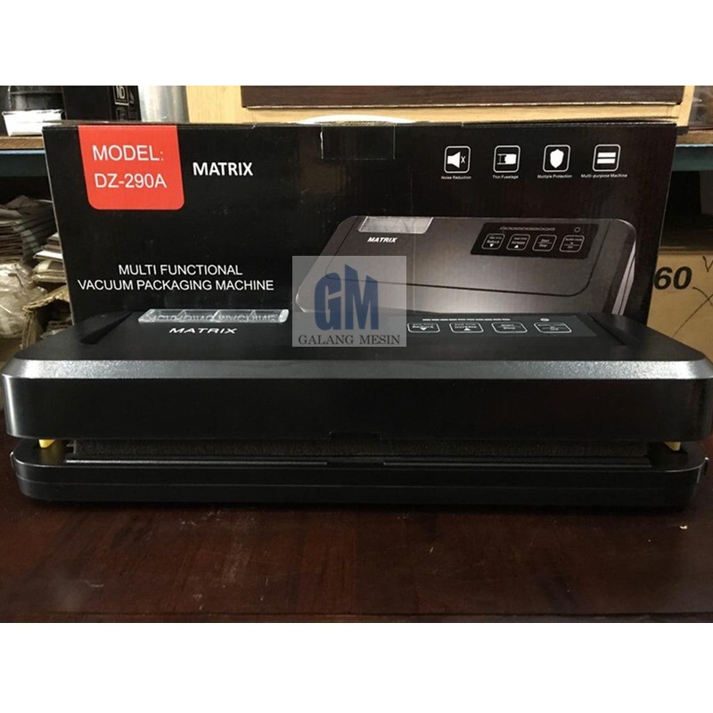 MATRIX Vacuum Sealer Machine DZ-290A Mesin Alat Pengemas Plastik Vakum Kedap Udara Portable DZ290A