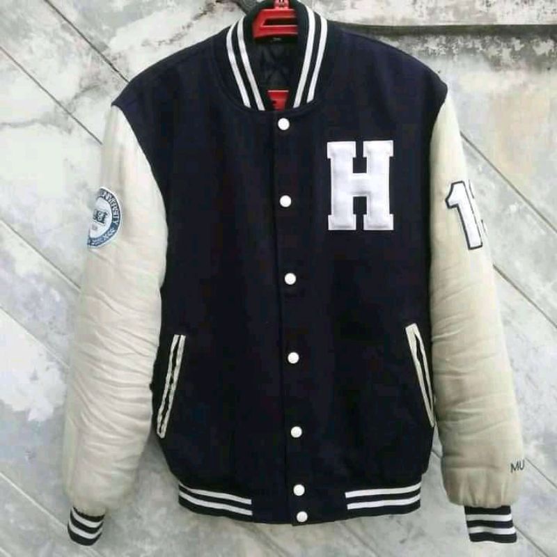 Varsity Hanyang Univ Lengan Bukn Leather