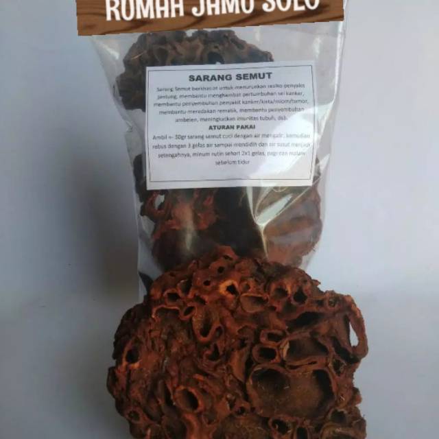 

RUMAH JAMU SOLO - Premium Quality 100gram Sarang semut papua