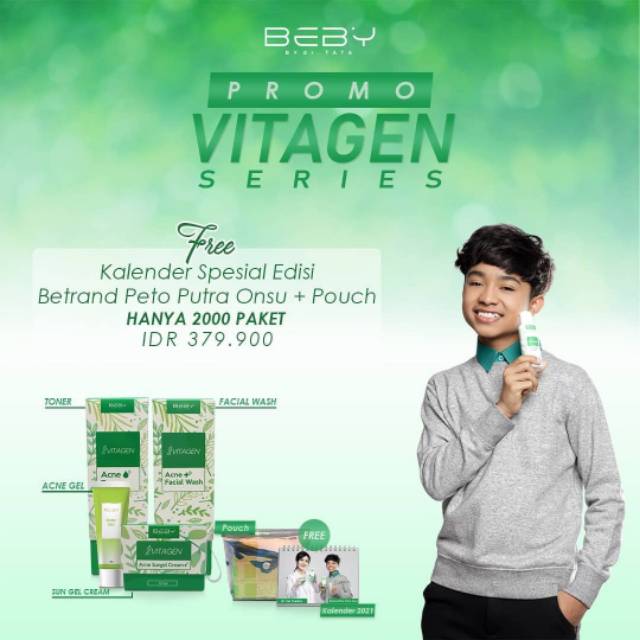 

PROMO VITAGEN SERIES FREE KALENDER SPECIAL EDISI BETRAND PUTRA ONSU + POUCH CANTIK Rp 379.900