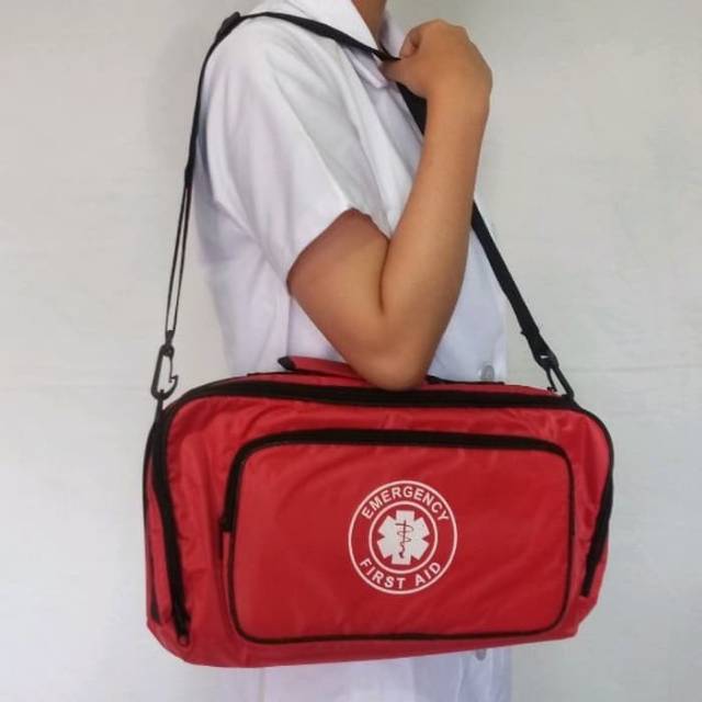 Tas p3k selempang/ first Aid bag / tas emergency /tas selempang / tas jinjing/tas medis