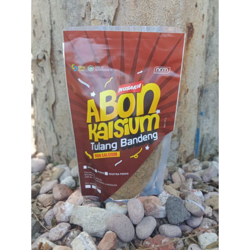 

ABON KALSIUM 100% TULANG IKAN BANDENG NUSAKA FOOD