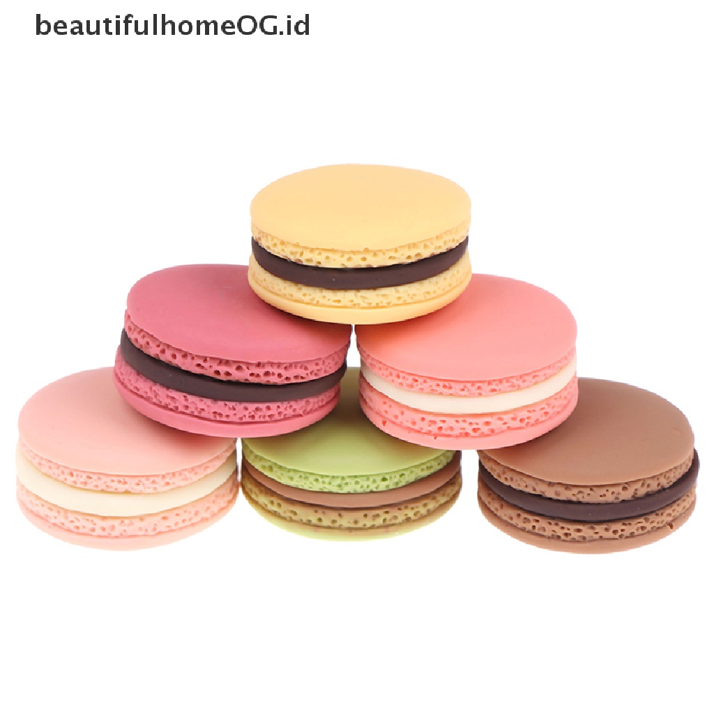 10pcs / Set Mainan Miniatur Macaron Untuk Aksesoris Rumah Boneka 1 / 12