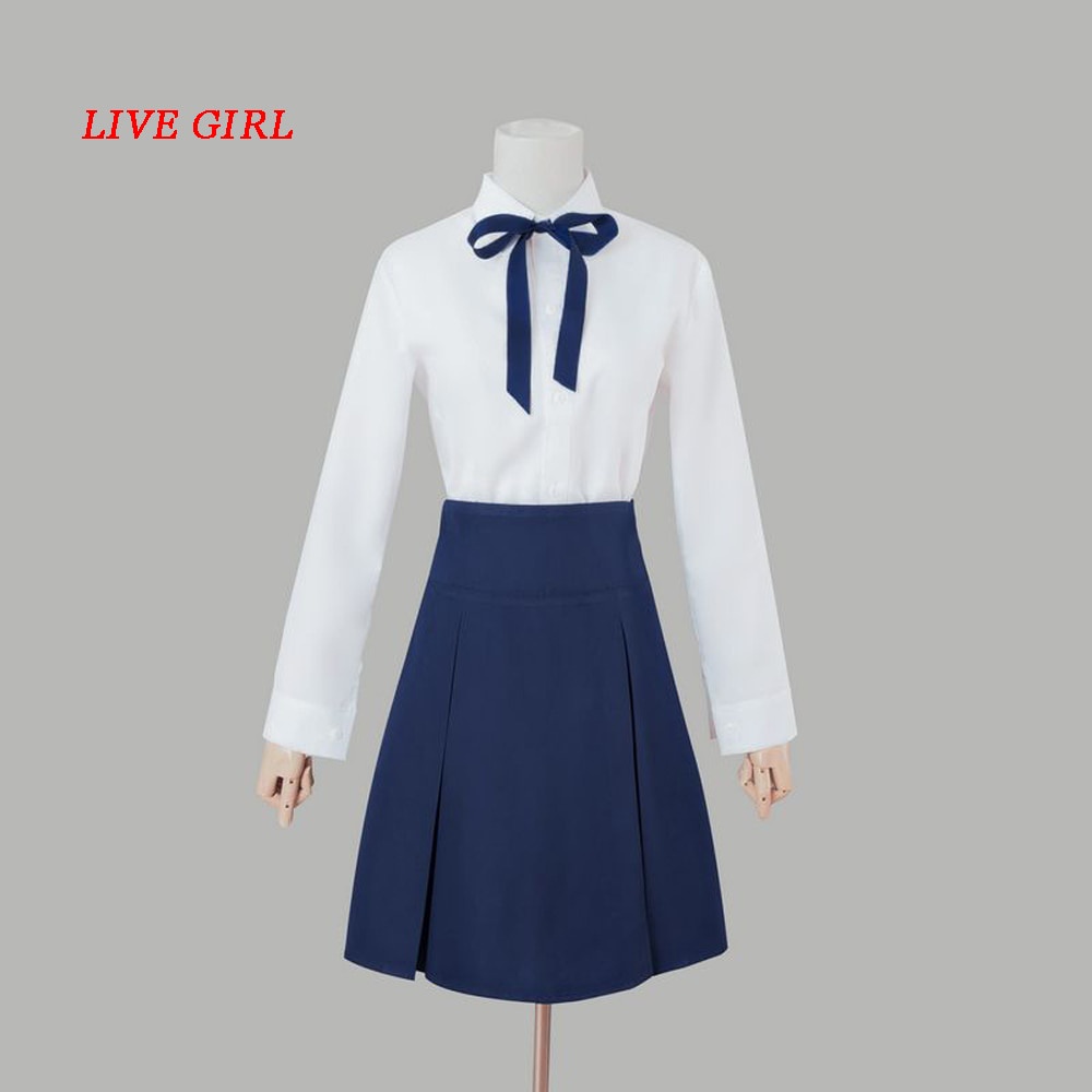 PREORDER Fate Stay Night Saber Cosplay Costumes Top +skirts Sailor Uniforms Women Dress Halloween Pa
