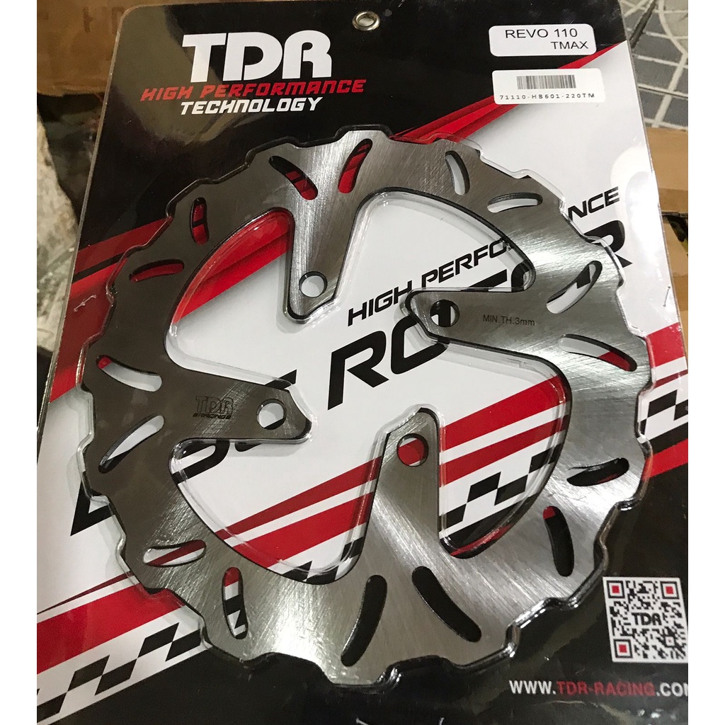 PIRINGAN TDR RACING BLADE-REVO F1-SUPRA 125 F1 NEW-SUPRA 125 HELM IN-REVO ABSOLUTE-REVO FIT-REVO X- CAKRAM TDR RACING DEPAN