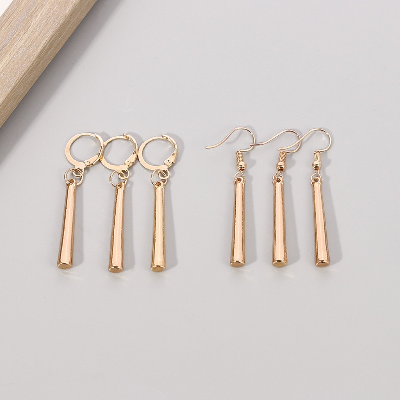 Siy 3 Pcs Anting Tusuk Gantung Panjang Aneka Model Untuk Wanita Charms