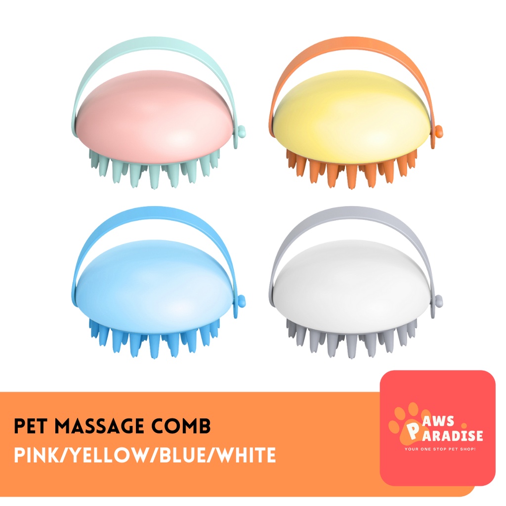 Sisir Sikat Pijat Hewan Anjing Kucing / Pet Massage Comb Brush Dog Cat