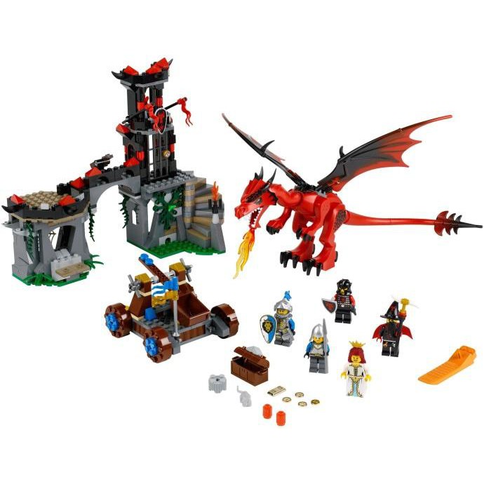 lego castle dragon mountain