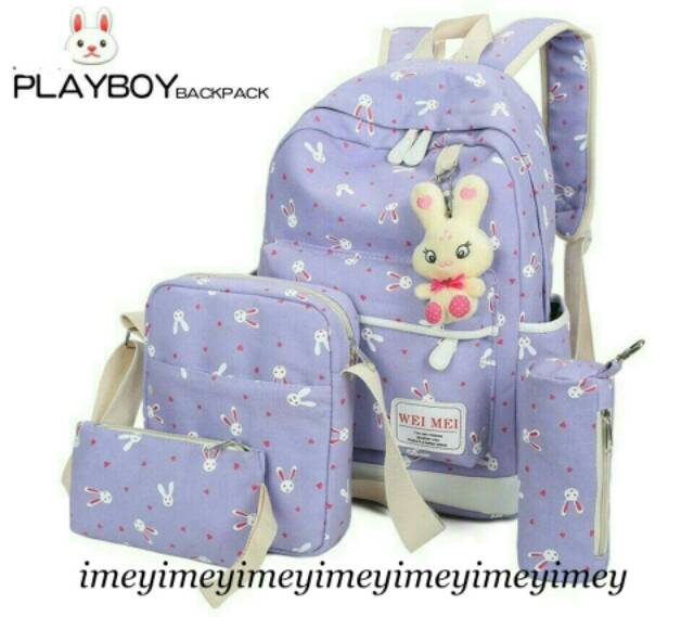 Tas Ransel Anak Sekolah playboy/tas ransel sekolah murah