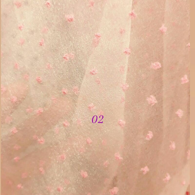 Bahan organza bintik/Kain organza/Bahan organza bintik