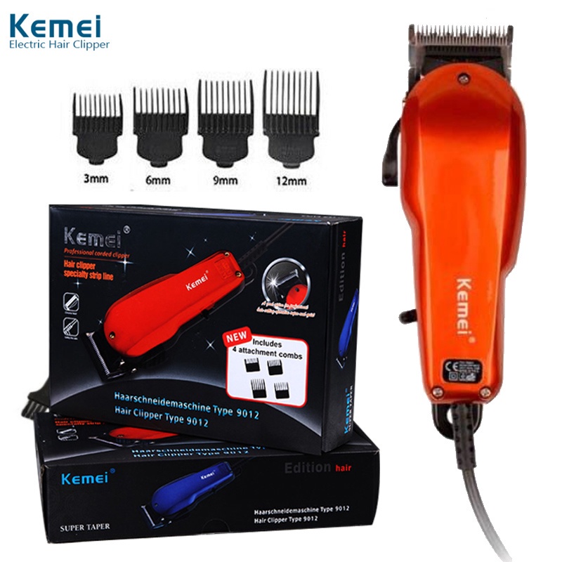 Kemei KM-9012 Cukur Rambut Profesional Elektrik Adjustable Blade