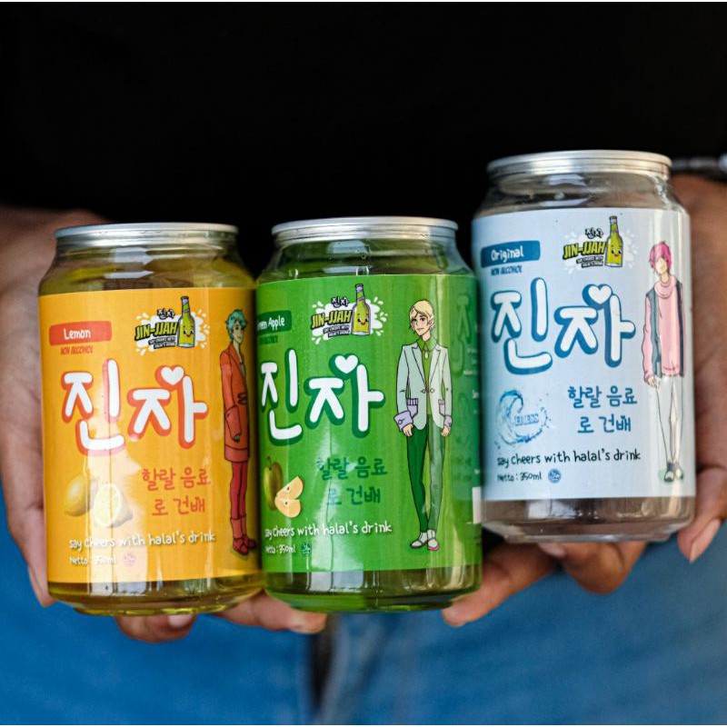 

JINJJAH // DRINKS 100% NON ALKOHOL // Paket 3 kaleng