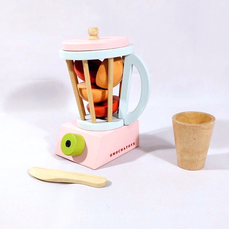 Wooden Toy Blender set // Mainan kayu blender