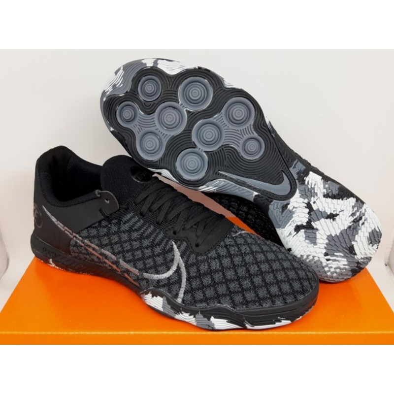 black and grey nike react