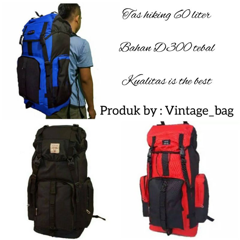 Tas hiking 65L - tas gunung - tas carrier - tas tactical besar - tas camping - tas ransel besar