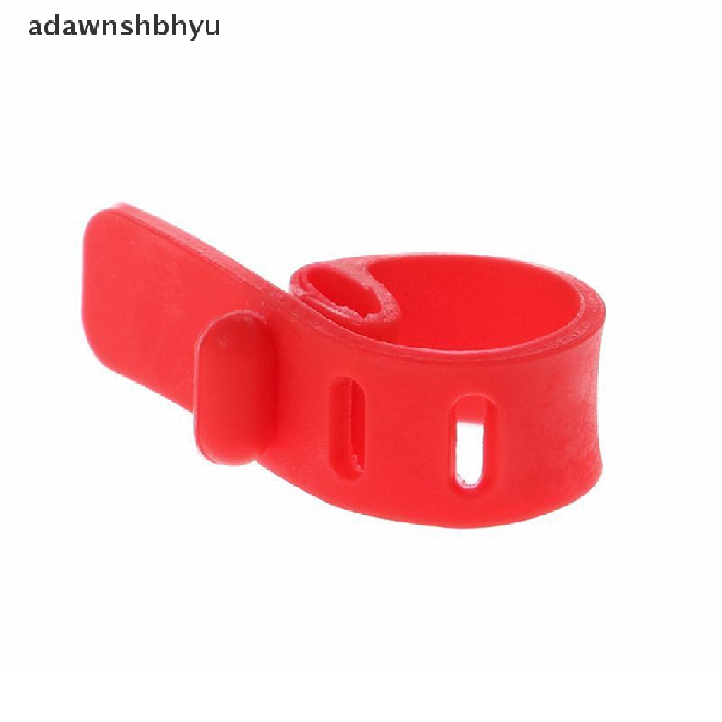 Adawnshbhyu Silicone Kabel Data Organizer Headphone Cord Finishing Buckle Bungkus Tie Strap