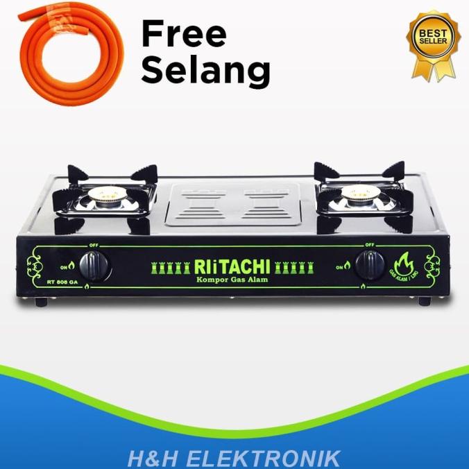 Rlitachi Kompor Gas Alam - RT 808 GA
