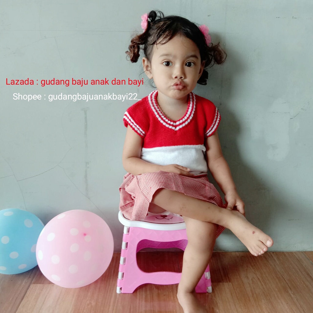 Rompi Rajut Anak Terbaru Spesial Hari Kemerdekaan / Rompi Anak HUT RI / Rompi Anak Kemerdekaan / Pakaian Merah Putih / Baju Merah Putih / Fashion Merah Putih /  Rompi Merah Putih / Pakaian Kemerdekaan / Baju Kemerdekaan / Pakaian Kemerdekaan