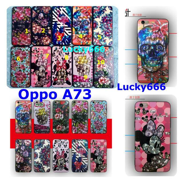 Soft case blink oppo a73 silikon motif oppo a73 a 73