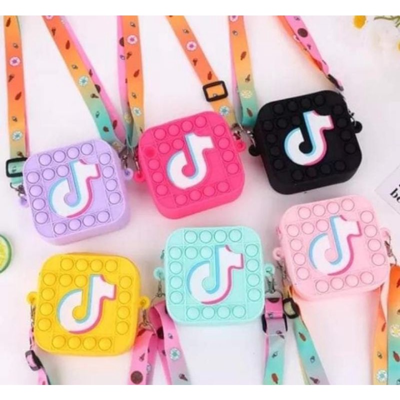 Tas Pop It Anak Murah /Tas Slempang Anak POp it