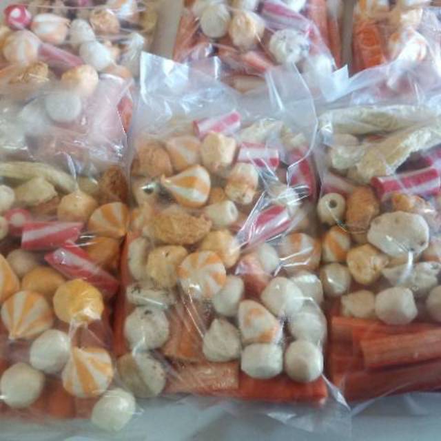 Mix bola seafood | mix bola curah | fish ball | bakso ikan