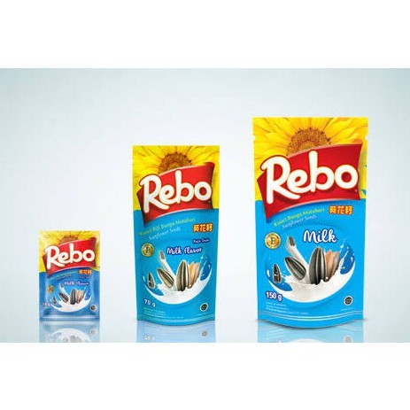 

REBO Kuaci Bijji Bunga Matahari Milk Flavour 70gr dan 150gr