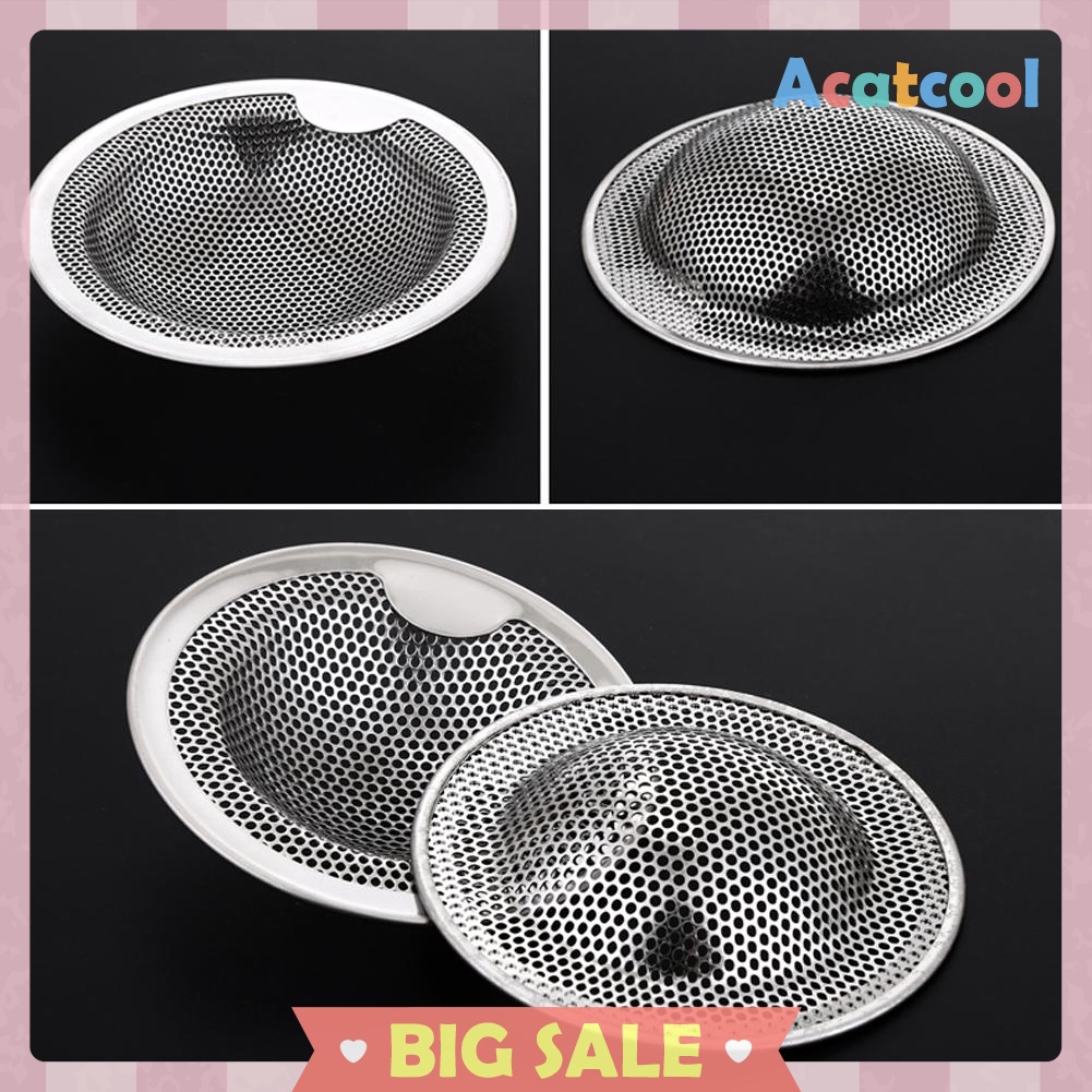 Stainless Steel Bathtub Hair Catcher Waste Stopper Filter Sink Strainer