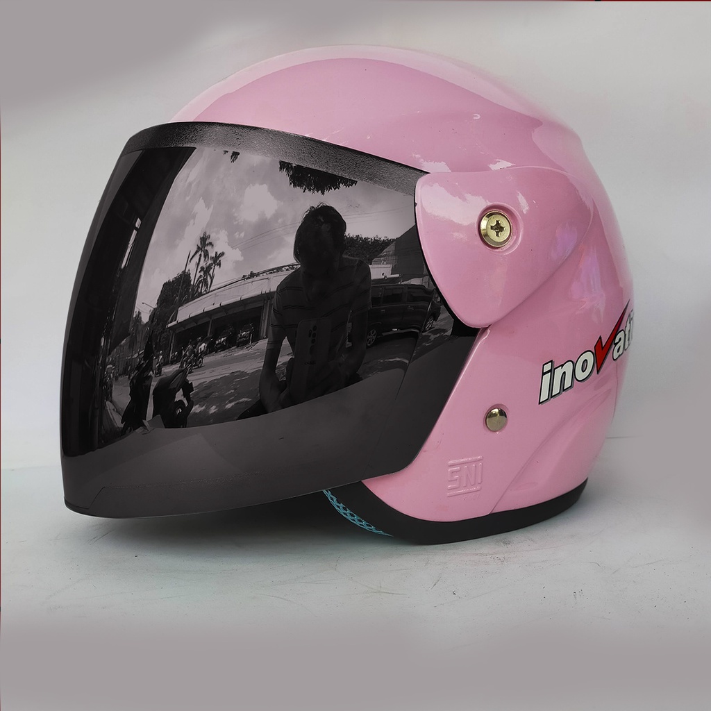 Helm Half Face Dewasa Evo Inovation Model Seperti Helm GM Original / Helm Pria / Helm Wanita -Bukan Helm GM ORIGINAL KYT DJ MARU KYT KYOTO